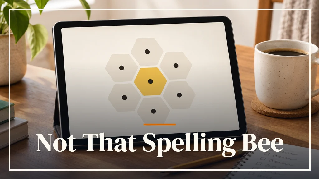 not that spelling bee
