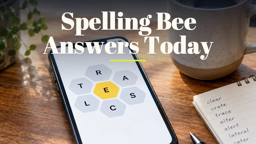 spelling bee answers today